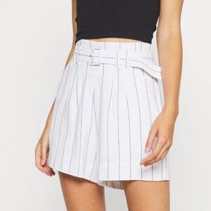 Abercrombie Linen Blend Shorts w Belt